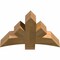 Ekena Millwork Alberta Rough Sawn Timber Gable Bracket, Western Red Cedar, 36"W x 24"H x 6"D x 6"F, 16/12 Pitch GBW036X24X0606ALB00RWR - alternate 3